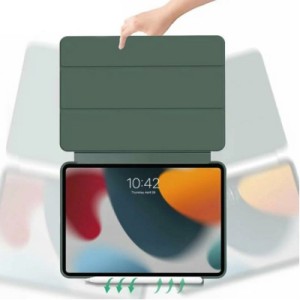 Чохол до планшета BeCover Tri Fold Soft TPU Silicone Apple iPad Pro 13" M4 2024 Dark Green (711752)