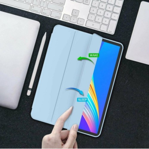 Чехол для планшета BeCover Tri Fold Soft TPU Silicone Apple iPad Pro 13" M4 2024 Light Blue (711753)