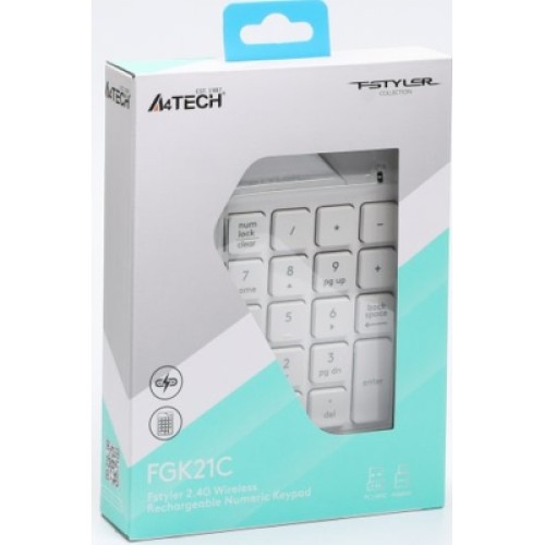 Клавиатура A4Tech FGK21C Wireless White (4711421994057)