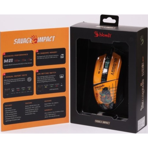 Мышка A4Tech W63 Max USB Renegade Sunset (4711422003642)