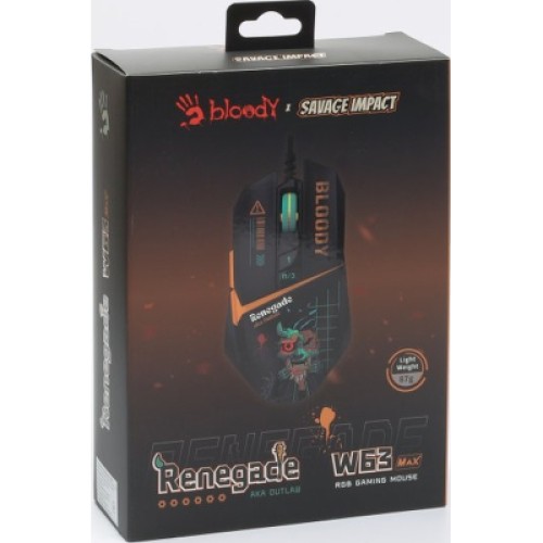 Мышка A4Tech W63 Max USB Renegade Midnight (4711422003710)