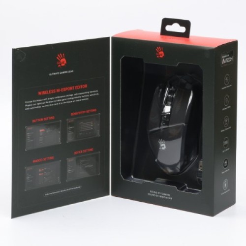 Мышка A4Tech Bloody R36 Ultra Wireless Stone Black (4711421000178)