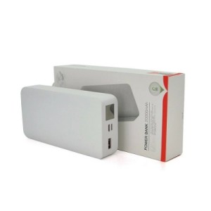 Батарея универсальная XO 20000mAh, PD/20W, QC/18W, Lightning, Type-C, USB, white (XO-PR144W)