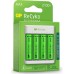 Зарядное устройство для аккумуляторов Gp ReCyko 4-Slot E411 USB Charger (w/ 4's 2100mAh AA Batteries) (GPE411 210AAHCN-2B4)