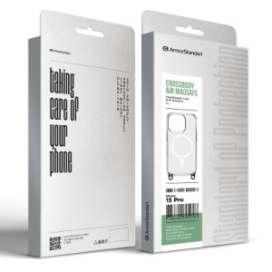 Чехол для мобильного телефона Armorstandart Crossbody Air MagSafe Apple iPhone 15 Pro Clear (ARM77788)
