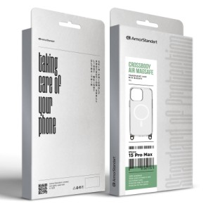 Чехол для мобильного телефона Armorstandart Crossbody Air MagSafe Apple iPhone 15 Pro Max Clear (ARM77789)