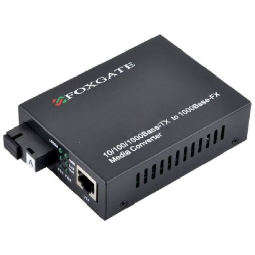 Медиаконвертер EC-Q-1G-1SM-1310nm-20-LFP FoxGate