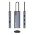 Порт-репликатор ColorWay Docking Station USB-C 5-в-1 Type C PD 100W/USB3.0х3/HDMI 4К (CW-HUB01)