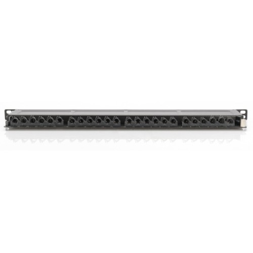 Патч-панель 19" 24xRJ-45 STP cat.6A, 0.5U Digitus (DN-91624S-SL-EA)