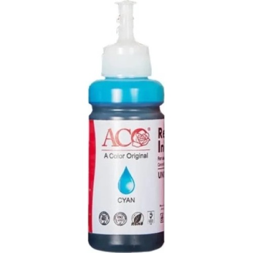 Чернила ACO HP GT51/52 Cyan, 70ml, InkTank/Smart Tank (ACO-AH-001-CUN)