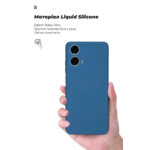 Чехол для мобильного телефона Armorstandart ICON Motorola G24 Power Camera cover Blue (ARM73883)