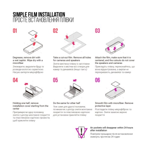 Пленка защитная Armorstandart Kit Clear + Anti-Blue Samsung A25 5G (A256) (ARM80686)