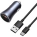 Зарядное устройство Baseus Golden Contactor Pro Dual Quick 1 USB QC 3.0 + Type-C PD (40W) Black (TZCCJD-0G)