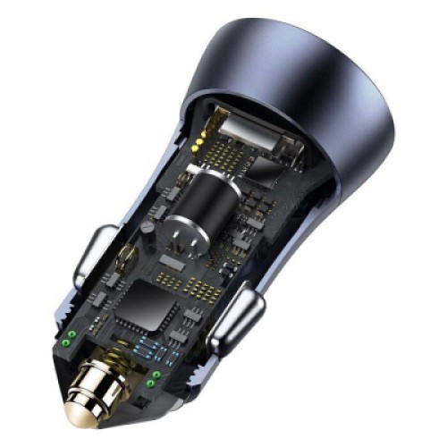Зарядное устройство Baseus Golden Contactor Pro Dual Quick 1 USB QC 3.0 + Type-C PD (40W) Black (TZCCJD-0G)