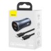 Зарядное устройство Baseus Golden Contactor Pro Dual Quick 1 USB QC 3.0 + Type-C PD (40W) Black (TZCCJD-0G)