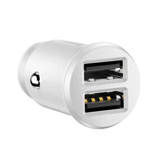 Зарядное устройство Baseus Grain Metal 3.1A/2USB White (CCALL-ML02) Зарядное устройство Baseus Grain Metal 3.1A/2USB White (CCALL-ML02)