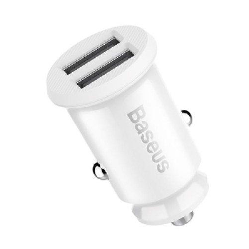 Зарядное устройство Baseus Grain Metal 3.1A/2USB White (CCALL-ML02) Зарядное устройство Baseus Grain Metal 3.1A/2USB White (CCALL-ML02)