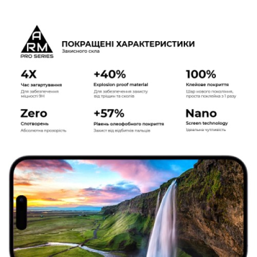 Стекло защитное Armorstandart Pro Apple iPhone 16 Pro Max (ARM78511)