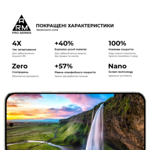 Стекло защитное Armorstandart Pro Google Pixel 9 Pro XL Black (ARM79889)