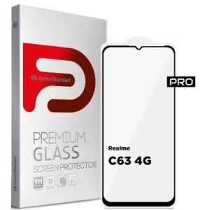 Стекло защитное Armorstandart Pro Realme C63 4G Black (ARM78445)
