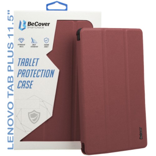 Чехол для планшета BeCover Smart Case Lenovo Tab Plus 11.5" Red Wine (711886)