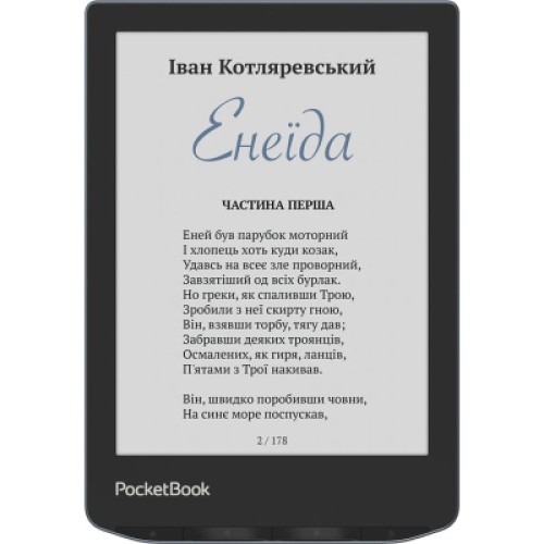 Электронная книга Pocketbook 634K3 Verse Pro Color, StormySea (PB634K3-1-CIS)