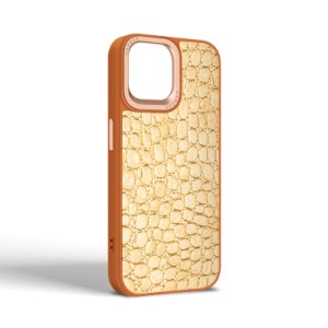 Чехол для мобильного телефона Harder Crocosaur Apple iPhone 14 Beige (ARM76715)