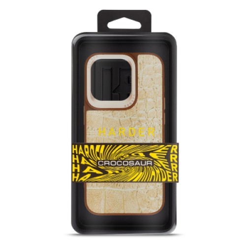 Чехол для мобильного телефона Harder Crocosaur Apple iPhone 14 Pro Beige (ARM76721)