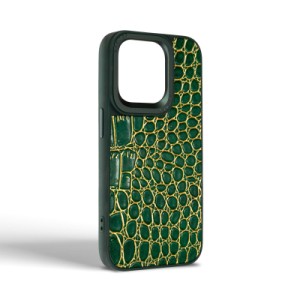 Чехол для мобильного телефона Harder Crocosaur Apple iPhone 14 Pro Green (ARM76720)