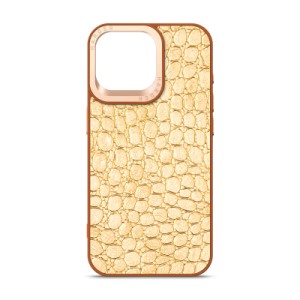 Чехол для мобильного телефона Harder Crocosaur Apple iPhone 15 Pro Max Beige (ARM76709)