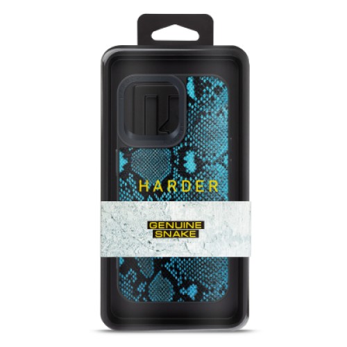 Чехол для мобильного телефона Harder Genuine Snake Apple iPhone 14 Pro Max Dark Blue (ARM76790)