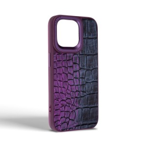 Чехол для мобильного телефона Harder Glamorous Croco Apple iPhone 15 Pro Max Dark Purple (ARM76767)