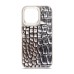Чехол для мобильного телефона Harder Glamorous Croco Apple iPhone 15 Pro Max Grey Gold (ARM76766)