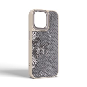 Чехол для мобильного телефона Harder Snake Pattern Apple iPhone 14 Pro Max Grey Silver (ARM76816)