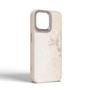 Чехол для мобильного телефона Harder Snake Pattern Apple iPhone 14 Pro Max White Cream (ARM76813)