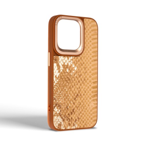Чехол для мобильного телефона Harder Snake Pattern Apple iPhone 15 Pro Beige (ARM76794)