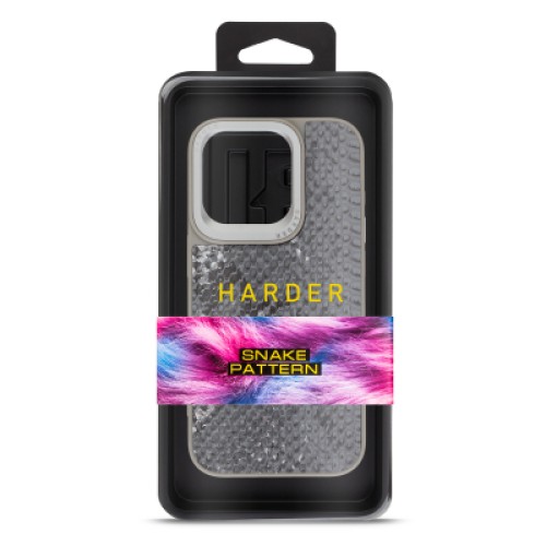 Чехол для мобильного телефона Harder Snake Pattern Apple iPhone 15 Pro Grey Silver (ARM76798)