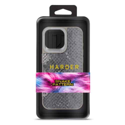 Чехол для мобильного телефона Harder Snake Pattern Apple iPhone 15 Pro Max Grey Silver (ARM76804)