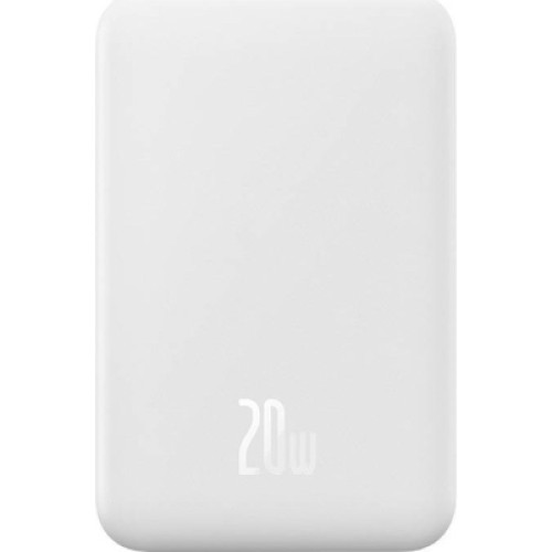 Батарея универсальная Baseus Magnetic Mini 20000mAh 20W, White (P10022102212-01 / PPCXM20)