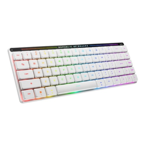 Клавиатура ASUS ROG Falchion RX Low Profile Red Wireless/Bluetooth/USB UA White (90MP03EC-BKMA10)