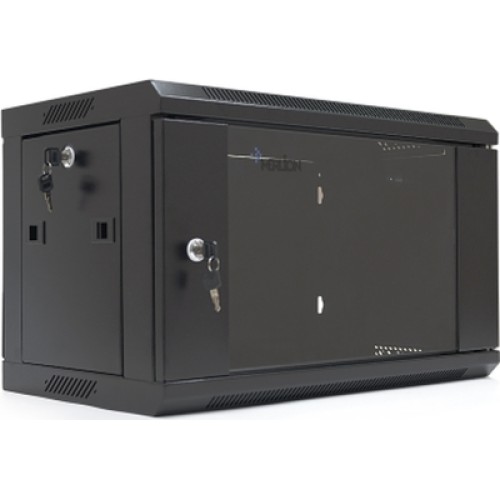 Шкаф настенный Merlion 6U 19" 600*350*367 (Ш*Г*В)мм, black (MI3-6306 / 36527)