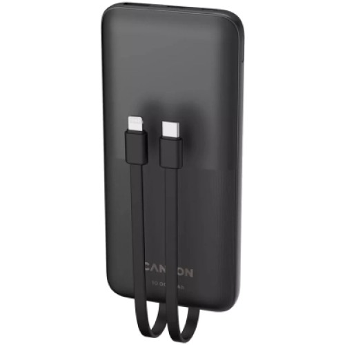Батарея универсальная Canyon PB-1010 10000 mAh PD/22.5W QC/3.0 Black (CNE-CPB1010B) Батарея универсальная Canyon PB-1010 10000 mAh PD/22.5W QC/3.0 Black (CNE-CPB1010B)