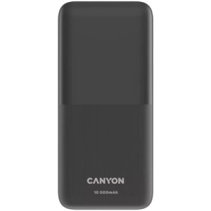 Батарея універсальна Canyon PB-1010 10000 mAh PD/22.5W QC/3.0 Black (CNE-CPB1010B)