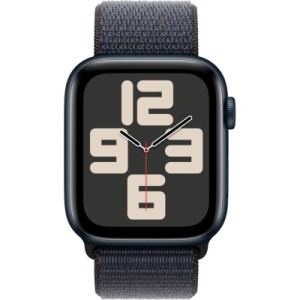 Смарт-годинник Apple Watch SE 2024 GPS 40mm Midnight Aluminium Case with Ink Sport Loop (MXEA3QH/A)