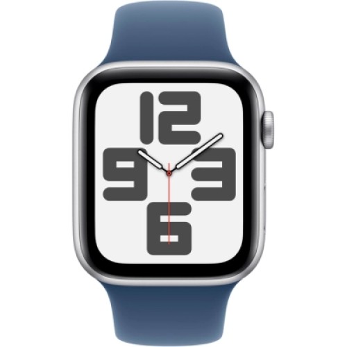 Смарт-часы Apple Watch SE 2024 GPS 40mm Silver Aluminium Case with Denim Sport Band - S/M (MXEC3QH/A)