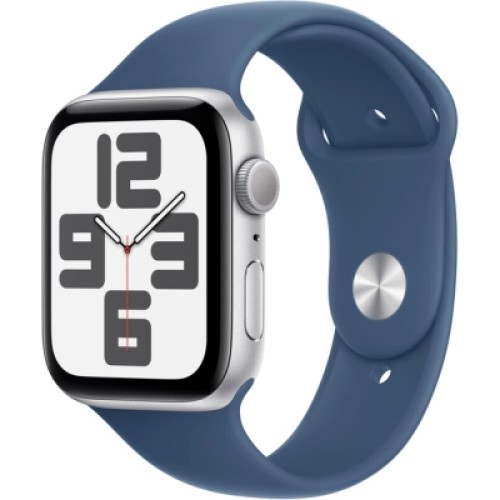 Смарт-часы Apple Watch SE 2024 GPS 40mm Silver Aluminium Case with Denim Sport Band - S/M (MXEC3QH/A)