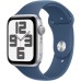 Смарт-часы Apple Watch SE 2024 GPS 40mm Silver Aluminium Case with Denim Sport Band - S/M (MXEC3QH/A)