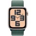 Смарт-часы Apple Watch SE 2024 GPS 40mm Starlight Aluminium Case with Lake Green Sport Loop (MXEH3QH/A)