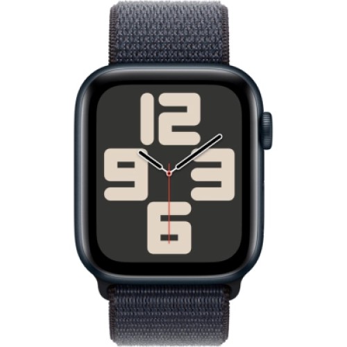 Смарт-часы Apple Watch SE 2024 GPS 44mm Midnight Aluminium Case with Ink Sport Loop (MXEP3QH/A)