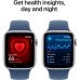 Смарт-часы Apple Watch SE 2024 GPS 44mm Silver Aluminium Case with Denim Sport Band - S/M (MXEQ3QH/A)